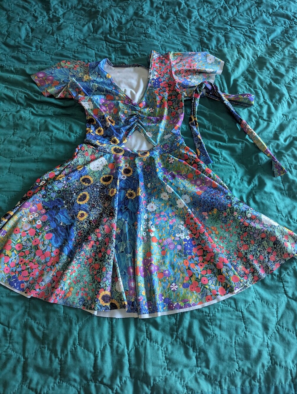Blackmilk Klimt Collage Rio Skater Dress